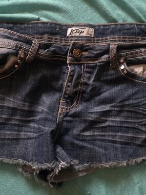 Women’s Blue Denim Jean Shorts
